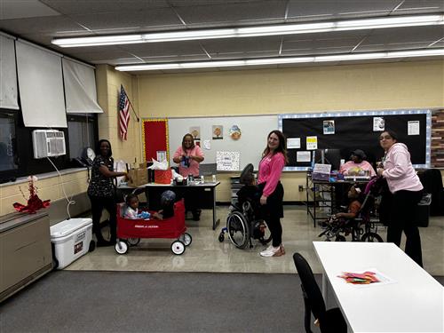 Mrs. Stringfellows class wishing AP a happy AP Month